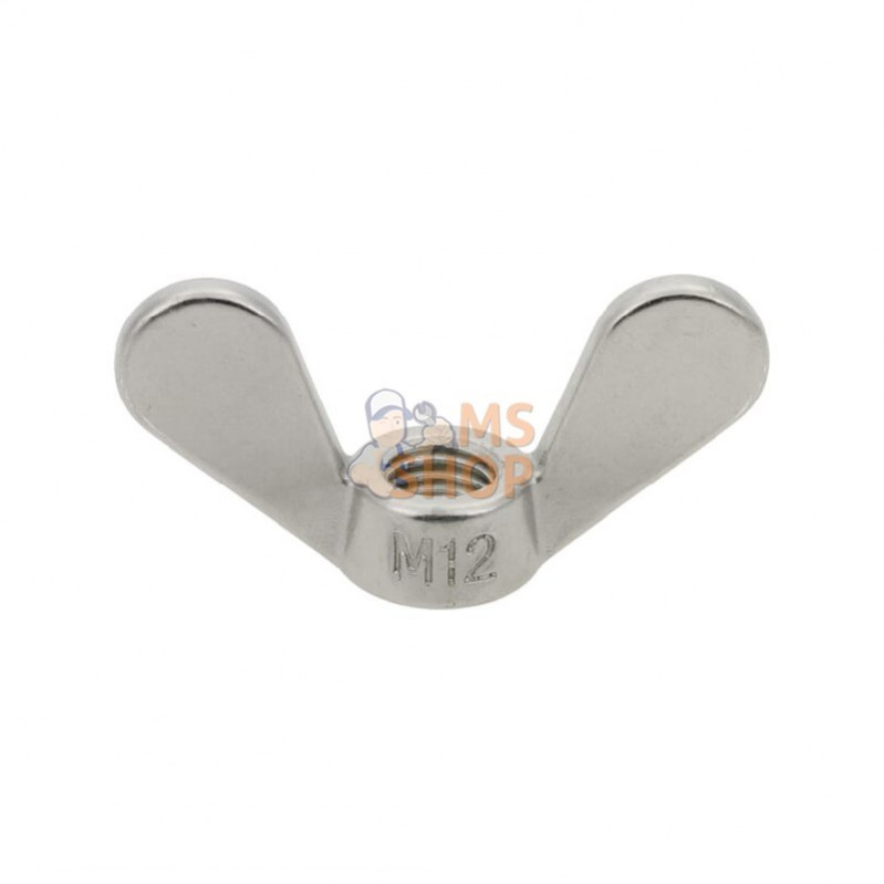 31512RVSDINP010; KRAMP; Ecrou papillon M12 inox A2 DIN; pièce detachée 31512RVSDINP010; KRAMP; Ecrou papillon M12 inox A2 DIN; pièce detachée