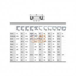 58738532793CBP001; KRAMP; Joint ar. 2 5/16x3 14/39x 5/16; pièce detachée