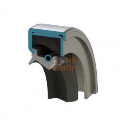 558013DCP001; KRAMP; Joint d'arbre 55x80x13; pièce detachée