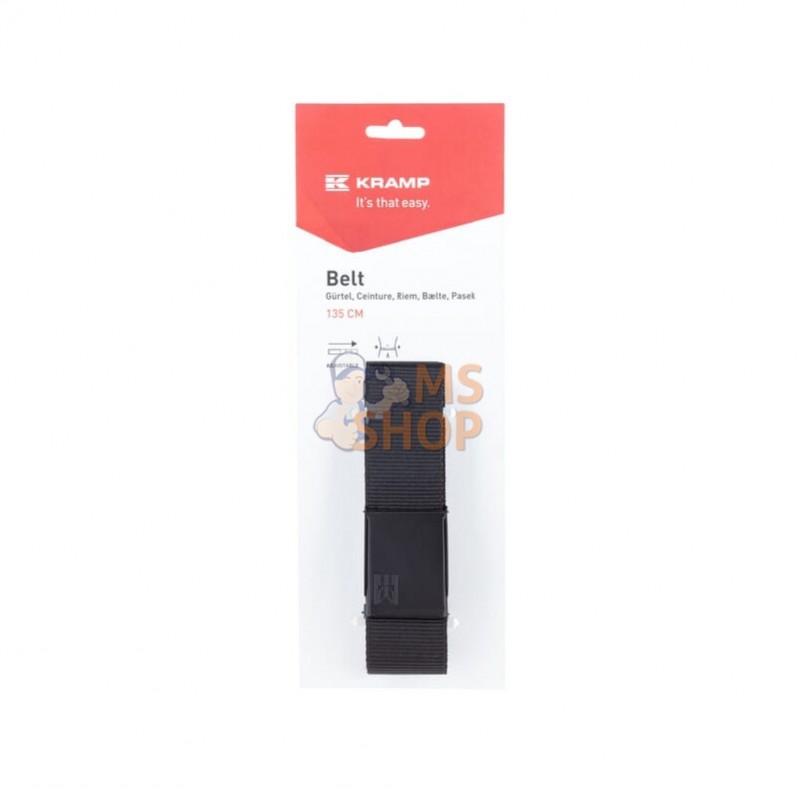 KW209930001135; KRAMP; Ceinture Kramp avec ruban noir; pièce detachée KW209930001135; KRAMP; Ceinture Kramp avec ruban noir; pièce detachée