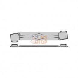 FGP007904; KRAMP; Lame p/Mountfield 530/16"mm M4331; pièce detachée