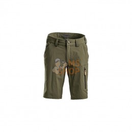KW502845002128; KRAMP; Short homme 4XL, Active stretch, vert olive; pièce detachée