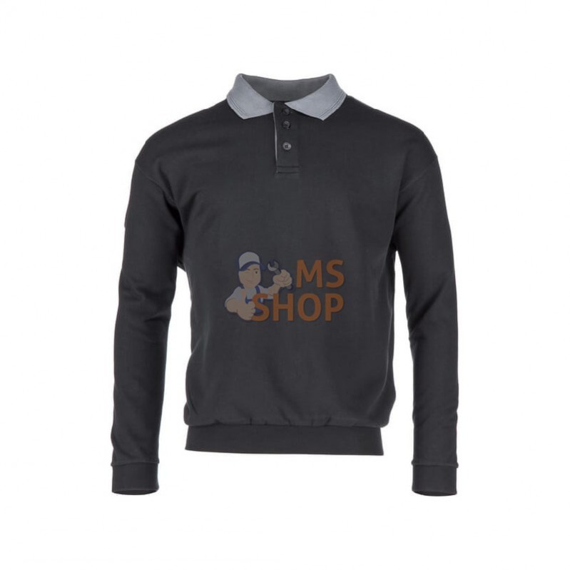 KW106631089060; KRAMP; Sweatshirt noir/gris 2X; pièce detachée KW106631089060; KRAMP; Sweatshirt noir/gris 2X; pièce detachée