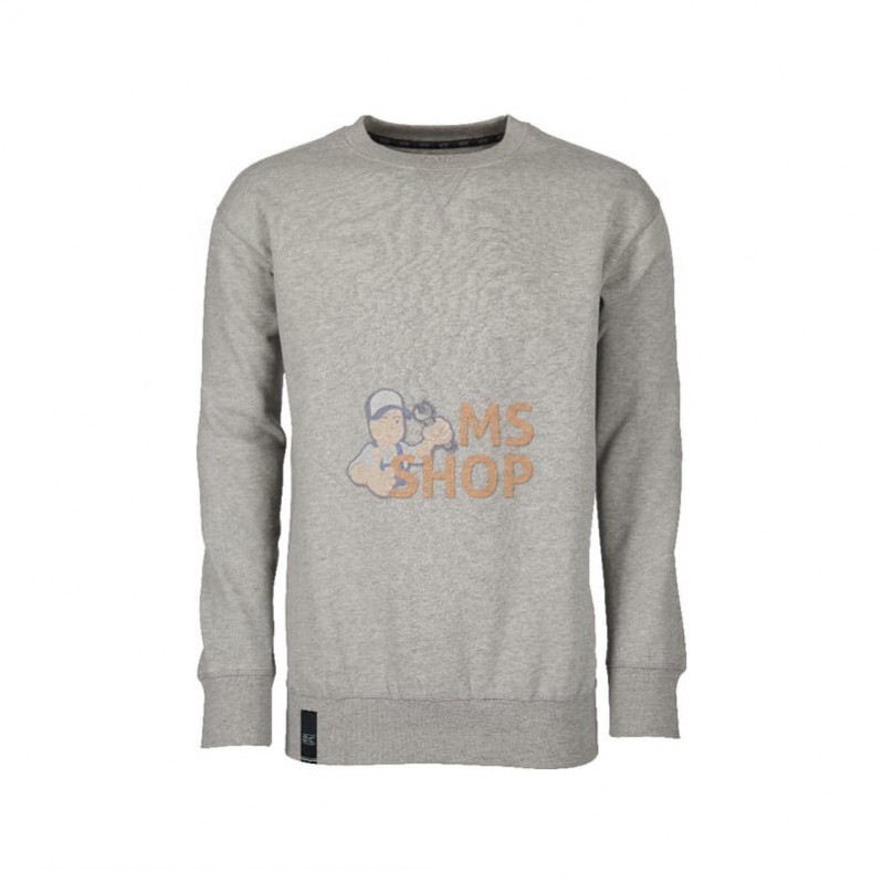 KW207610066050; KRAMP; Sweat-sh. col rd, gris ch. L; pièce detachée KW207610066050; KRAMP; Sweat-sh. col rd, gris ch. L; pièce detachée