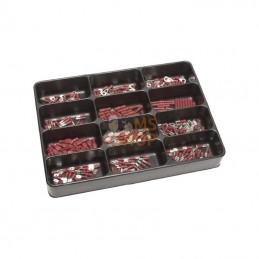 1202144020; KRAMP; Assortiment de colliers, non zingué, rouge; pièce detachée