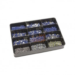 1202144030; KRAMP; Assortiment de colliers, non zingué, bleu; pièce detachée