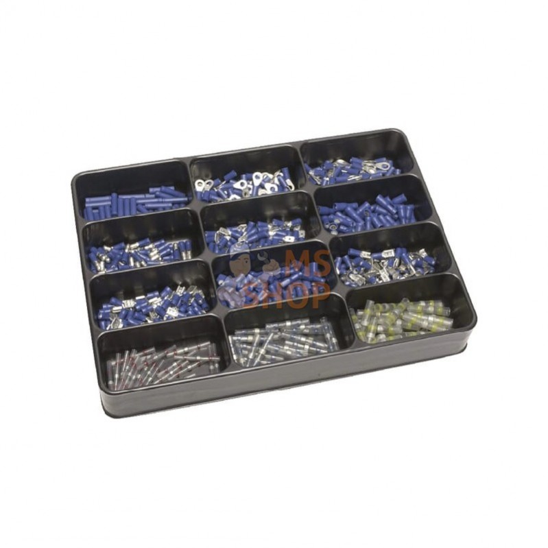 1202144030; KRAMP; Assortiment de colliers, non zingué, bleu; pièce detachée 1202144030; KRAMP; Assortiment de colliers, non zingué, bleu; pièce detachée