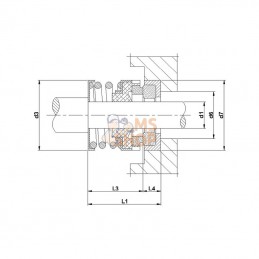 MS114020KR; KRAMP; Joint mécanique; pièce detachée