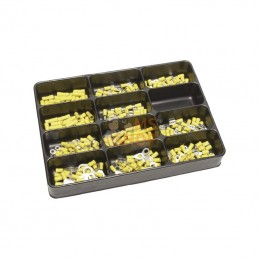 1202144040; KRAMP; Assortiment de colliers, non zingué, jaune; pièce detachée