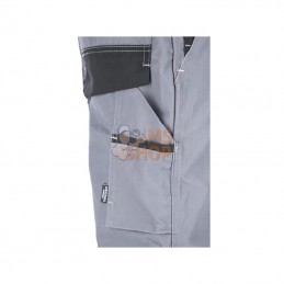 KW103030090075; KRAMP; Salopette, gris/noir XS; pièce detachée