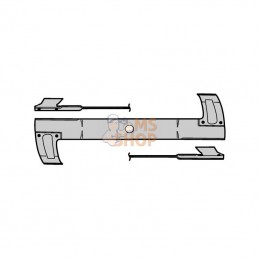 FGP007153; KRAMP; Lame p/Yamaha 395/20 mm; pièce detachée