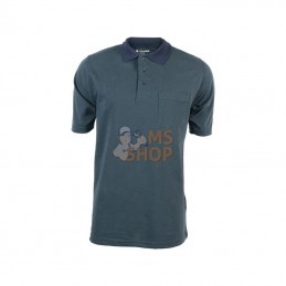 KW106730082062; KRAMP; T-shirt polo vert/marine 4XL; pièce detachée