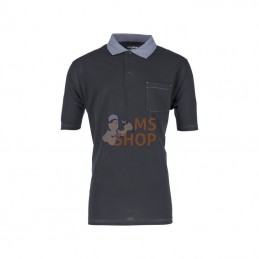 KW106730089062; KRAMP; T-shirt polo noir/gris, 4XL; pièce detachée