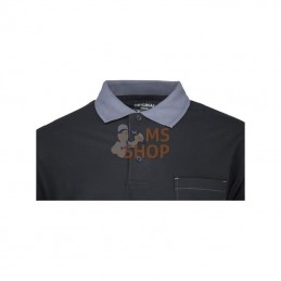 KW106730089062; KRAMP; T-shirt polo noir/gris, 4XL; pièce detachée