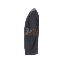 KW106730089062; KRAMP; T-shirt polo noir/gris, 4XL; pièce detachée