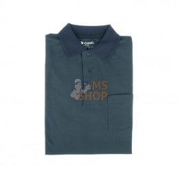 KW106730082066; KRAMP; T-shirt polo vert/marine 5XL; pièce detachée