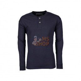 KW207811036044; KRAMP; T-Shirt ML boutons marine XS; pièce detachée