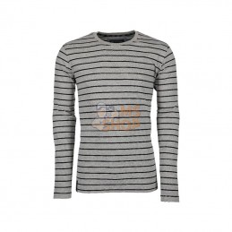 KW207821068050; KRAMP; T-Shirt ML gris/noir ch. L; pièce detachée