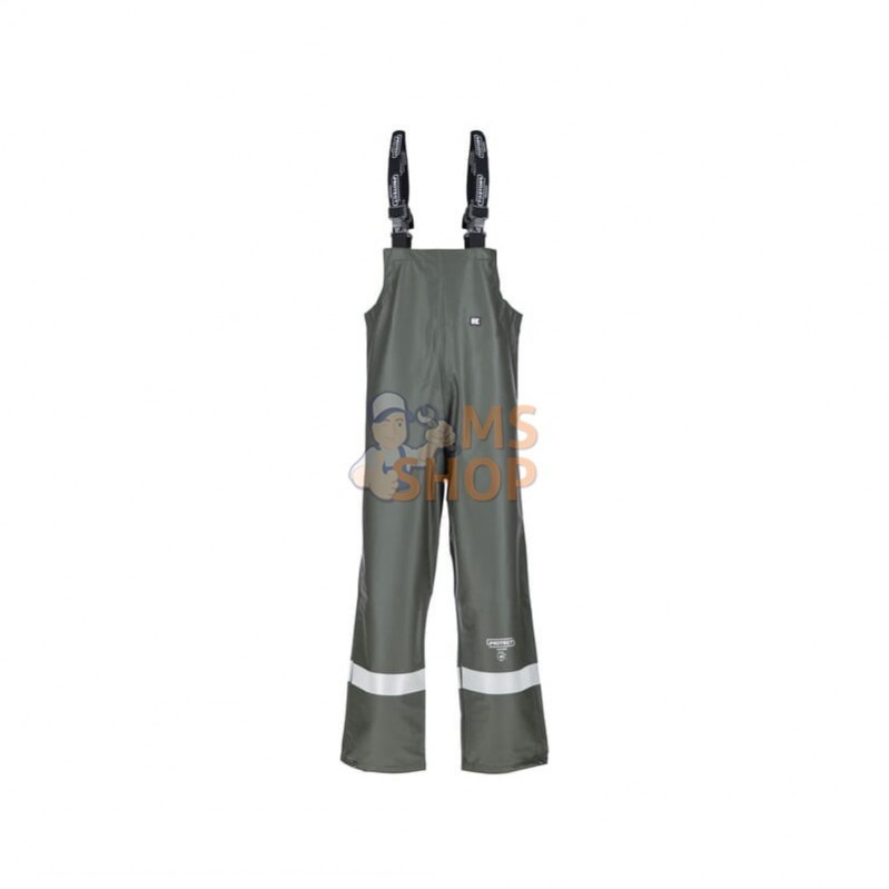 KW3182225062; KRAMP; Combinaison pluie, vert 4XL; pièce detachée