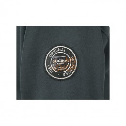 KW106630082050; KRAMP; Sweat-shirt vert/bleu mar. L; pièce detachée