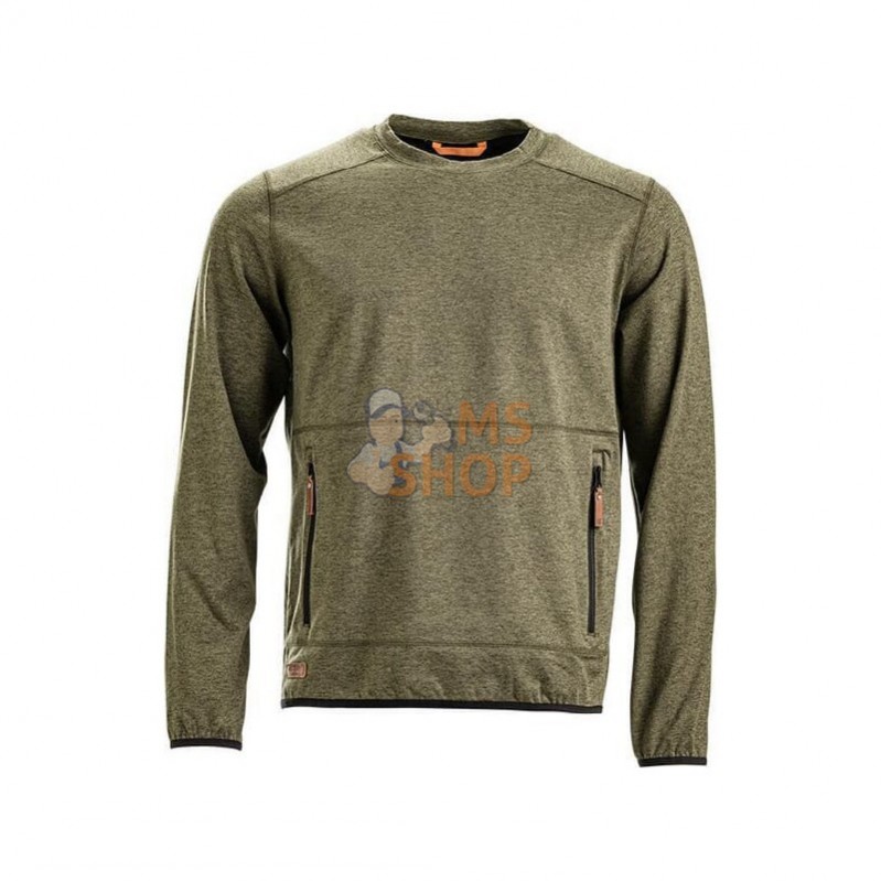 KW506101802056; KRAMP; Chemise en molleton, encolure ronde, olive, XL; pièce detachée KW506101802056; KRAMP; Chemise en molleton, encolure ronde, olive, XL; pièce detachée