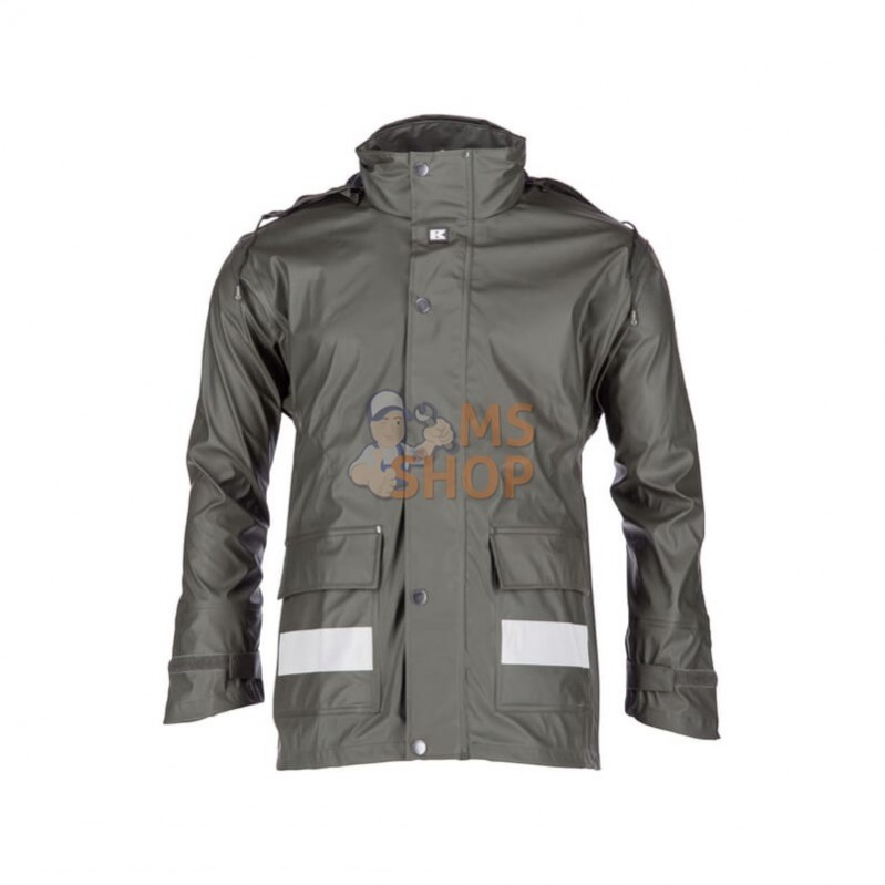 KW3182025048; KRAMP; Veste de pluie, vert M; pièce detachée KW3182025048; KRAMP; Veste de pluie, vert M; pièce detachée