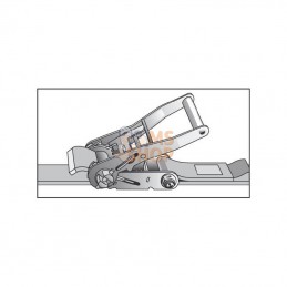 TS20100E; KRAMP; Sangle cpl. 50mmx10m; pièce detachée