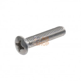 966625RVSP025; KRAMP; Vis à tête fraisée bombée à empreinte de cruciformeM6x25 inox A2; pièce detachée