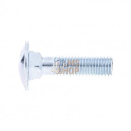 603104088; KRAMP; Vis tête bombée collet carré M10x40 8.8; pièce detachée