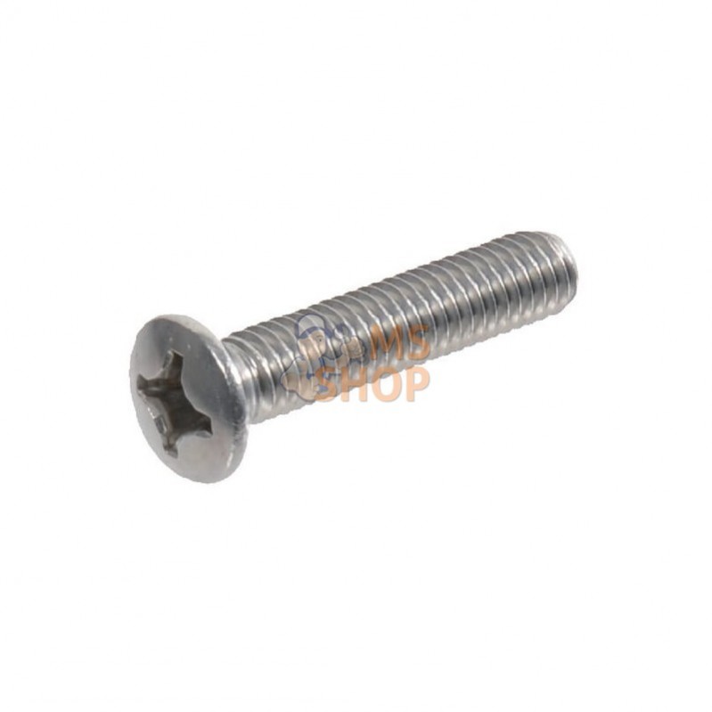 966616RVSP025; KRAMP; Vis à tête fraisée bombée à empreinte de cruciformeM6x16 inox A2; pièce detachée 966616RVSP025; KRAMP; Vis à tête fraisée bombée à empreinte de cruciformeM6x16 inox A2; pièce detachée