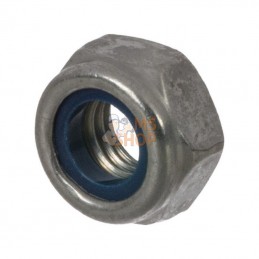 98510RVSP500; KRAMP; Ecrou hexagonal autobloquant à bague nylon DIN985 M10 Acier i; pièce detachée
