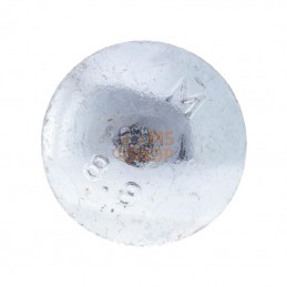 60384088; KRAMP; Vis tête bombée collet carré M8x40 8.8; pièce detachée