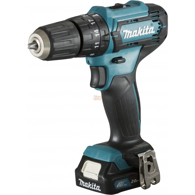 Perceuse visseuse à percussion 12 V Li-Ion 2 Ah CXT  Ø 10 mm  | MAKITA Perceuse visseuse à percussion 12 V Li-Ion 2 Ah CXT  Ø 10