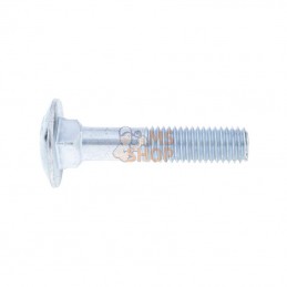 603105088; KRAMP; Vis tête bombée collet carré M10x50 8.8; pièce detachée