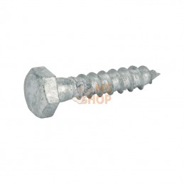 5711050TV; KRAMP; Vis à bois avec tête hexagonal galv. chaud M10x50; pièce detachée