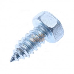 7976C819P001; KRAMP; Vis à tôle tête hexagonale 6K 8x19 zinc; pièce detachée