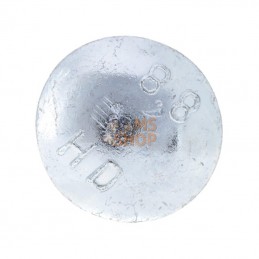 60384588; KRAMP; Vis tête bombée collet carré M8x45 8.8; pièce detachée