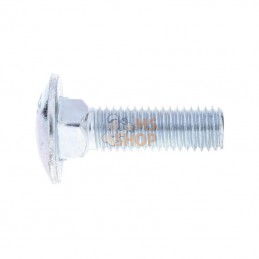 603103588; KRAMP; Vis tête bombée collet carré M10x35 8.8; pièce detachée