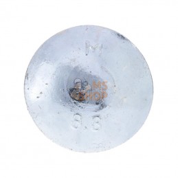 603103588; KRAMP; Vis tête bombée collet carré M10x35 8.8; pièce detachée