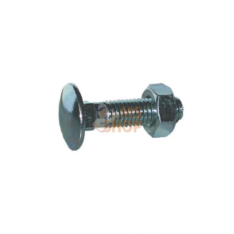 603616; KRAMP; Vis tête bombée collet carré M6x16; pièce detachée 603616; KRAMP; Vis tête bombée collet carré M6x16; pièce detachée