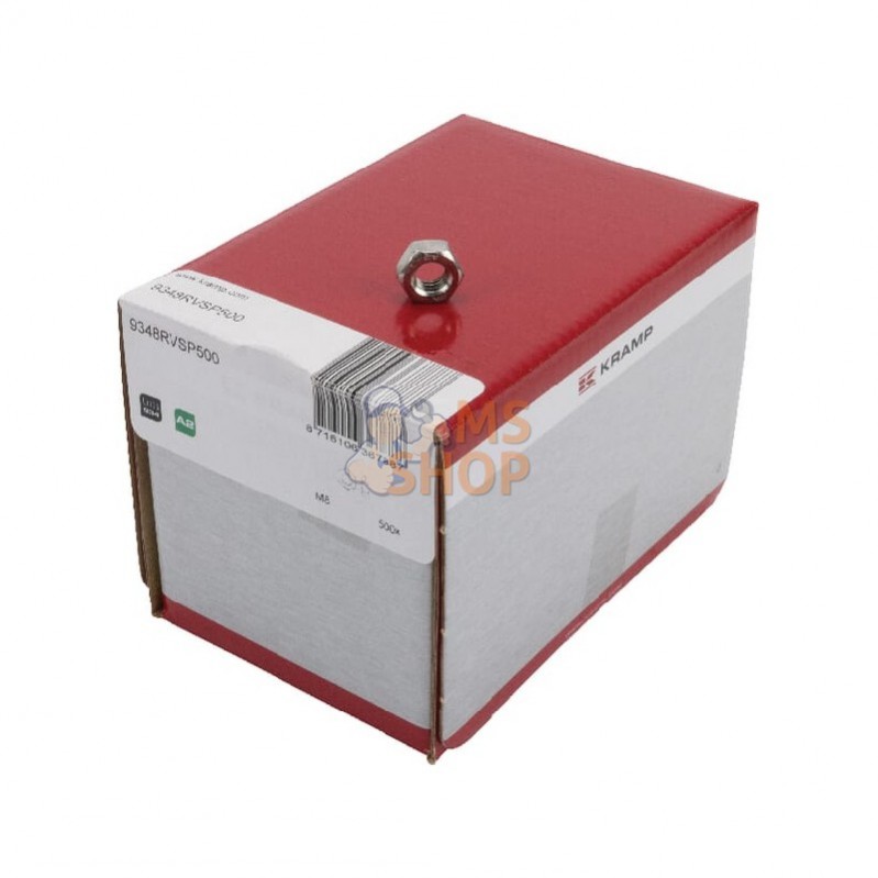 9348RVSP500; KRAMP; Écrou M8 inox A2; pièce detachée