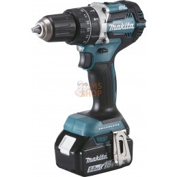 Perceuse visseuse à percussion 18 V Li-ion ! Ah Ø 13 mm  | MAKITA Perceuse visseuse à percussion 18 V Li-ion ! Ah Ø 13 mm  | MAK