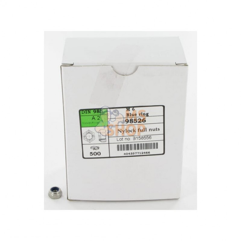 9856RVSP500; KRAMP; Ecrou hexagonal autobloquant à bague nylon; pièce detachée