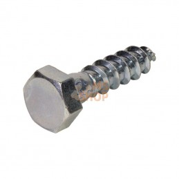 571750TV; KRAMP; Vis à bois avec tête hexagonal galv. chaud M7x50; pièce detachée