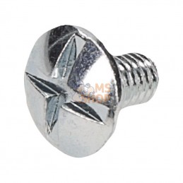 88107610; KRAMP; Vis tête bombée collet carré large fendue M6x10; pièce detachée