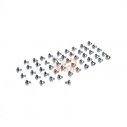 88107610; KRAMP; Vis tête bombée collet carré large fendue M6x10; pièce detachée