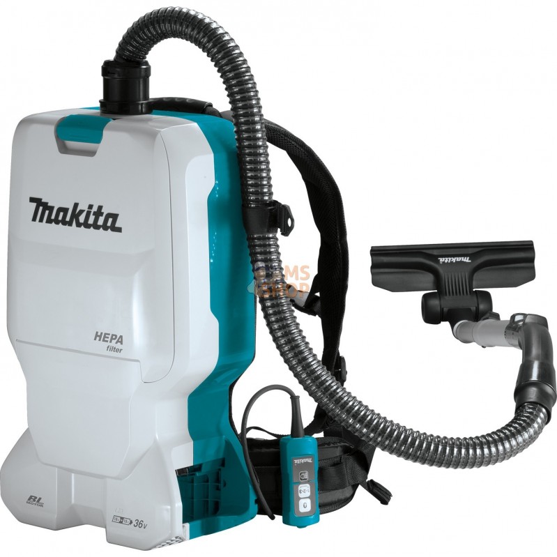 Aspirateur 36 V = > 2 x 18 V Li-Ion  110 mbar (Produit seul) | MAKITA Aspirateur 36 V = > 2 x 18 V Li-Ion  110 mbar (Produit seu