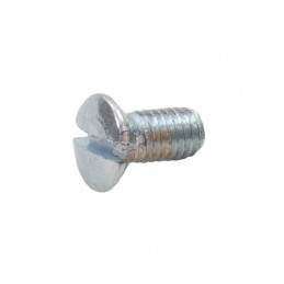 964516P100; KRAMP; Vis à tête fraisée bombée fendue M5x16 galv.; pièce detachée