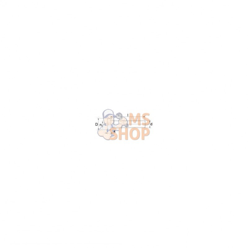 84316MSP001; KRAMP; Vis à tête cylindrique fendu M3x16 laiton; pièce detachée