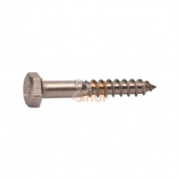 5711050RVSA4; KRAMP; Vis à bois avec tête hexagonal 10x50 EdS-A4; pièce detachée